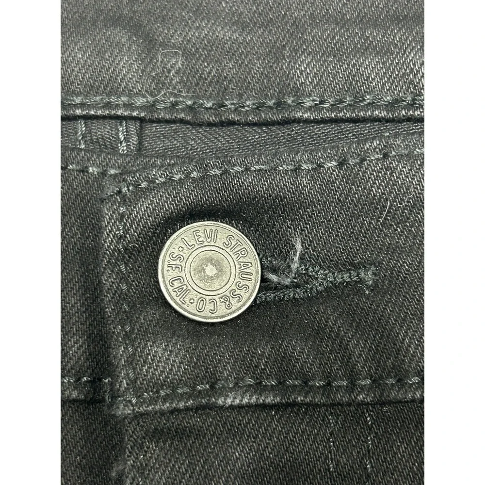 Levis Jeans‎ Mens Black Denim Pants 511 Slim Fit Premium Stretch Casual 36x34